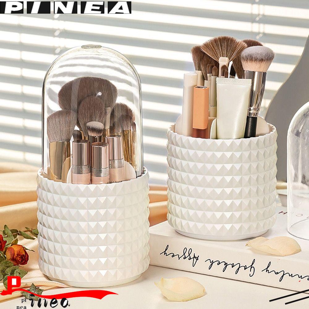 Cylinder Penyimpanan Brush Nanas Kapasitas Besar Rak Kuas Make Up Dengan Penutup Kotak Penyimpanan Kosmetik