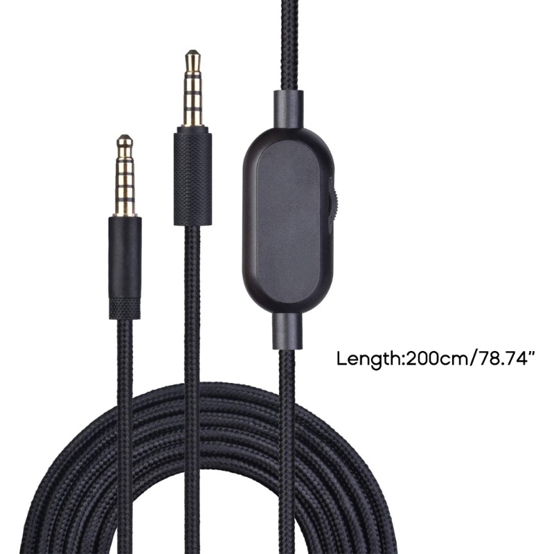 Bt Untuk Headset AstroA10 A40 Dengan Kontrol Volume Tombol Mute Kabel Nylon Braided