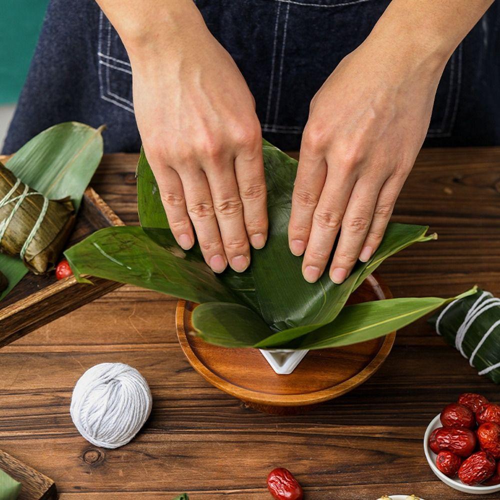 【 ELEGANT 】 Zongzi Maker, Cetakan Zongzi Persegi, Alat Pembuat Pangsit Nasi Lengket Plastik Segitiga Praktis Untuk Untuk Makanan Tradisional China