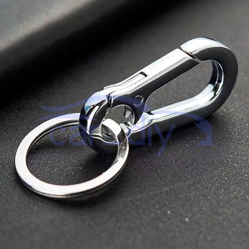 5pcs/lot Kreatif Gantungan Kunci Logam Paduan Sederhana Musim Semi Key Chain Ring Desain DIY Untuk Mobil Motor Rumah Key Holder Dekorasi