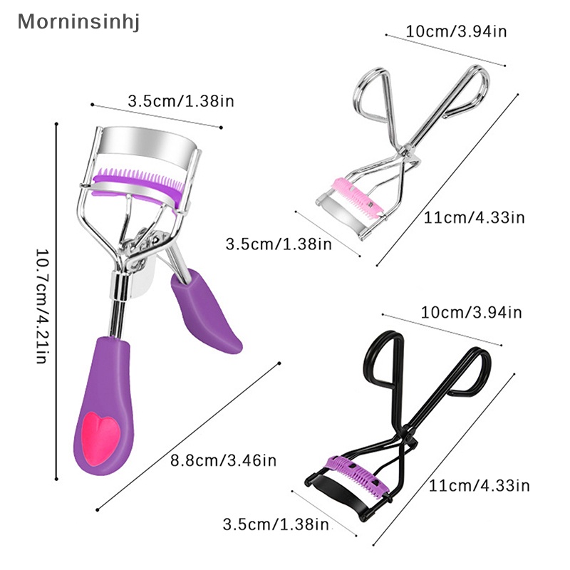 Mornin 1PCS Lady Profesional Penjepit Bulu Mata Dengan Sisir Tweezer Curling Clip id