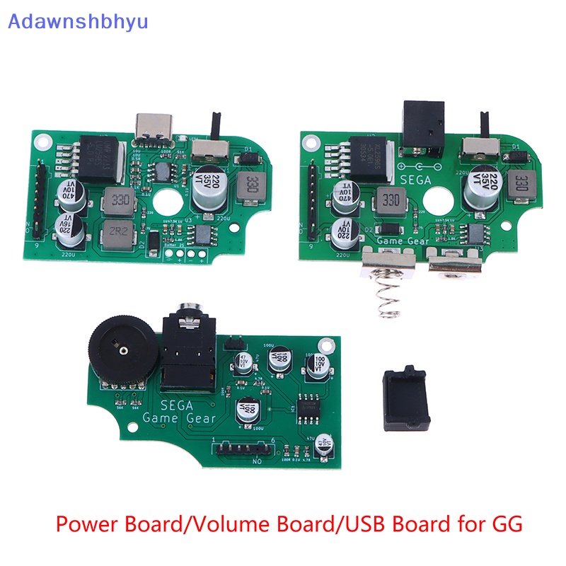 Adhyu Pra-Solder Dry &amp; Lithium Untuk Sega Game Gear GG All Edition Ganti Power Supply On Off Board IC Kapasitor Repair Kit ID