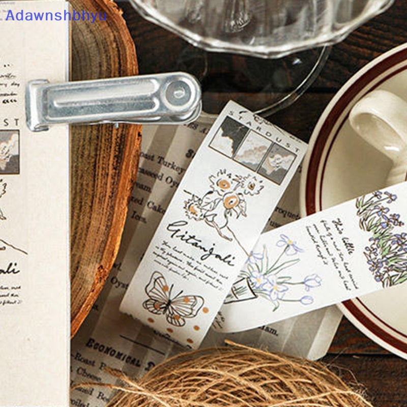 Adhyu Tape Masking Bunga Vintage Untuk Alat Tulis Scrapbooking Jurnal Planner ID