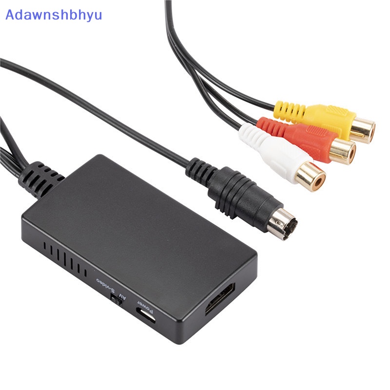 Adhyu S-video to HDMI Converter AV to HDMI Adapter RCA Converter Support 1080P ID