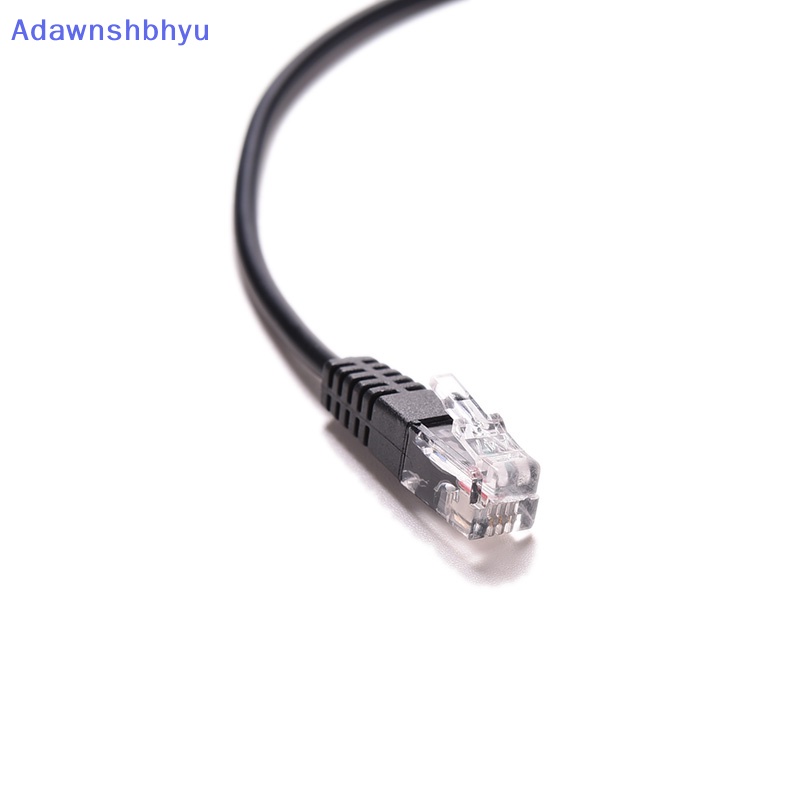 Kabel Headset Adhyu 2x3.5mm to RJ9 Jack Adapter Convertor PC Headset Telepon Menggunakan ID