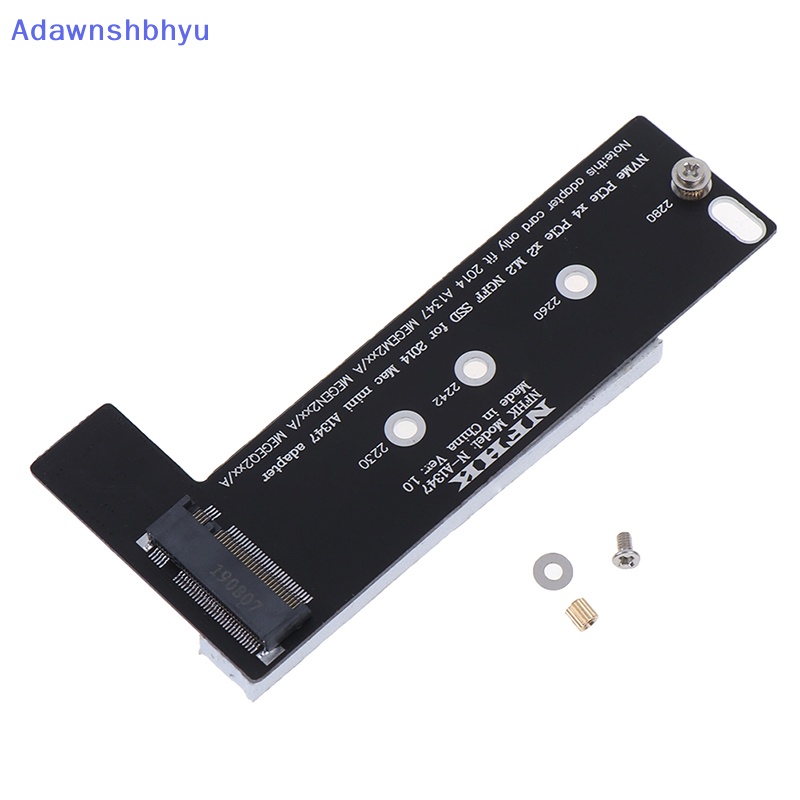 Adhyu PCI-Ex4 M.2 NGFF NVME AHCI SSD converter card adapter Untuk 2014macbook mini A1347 ID