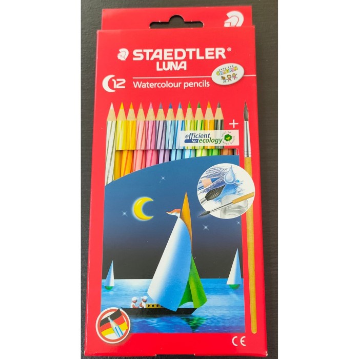 

Pensil Warna Staedtler Luna 12 Warna Ukuran Panjang