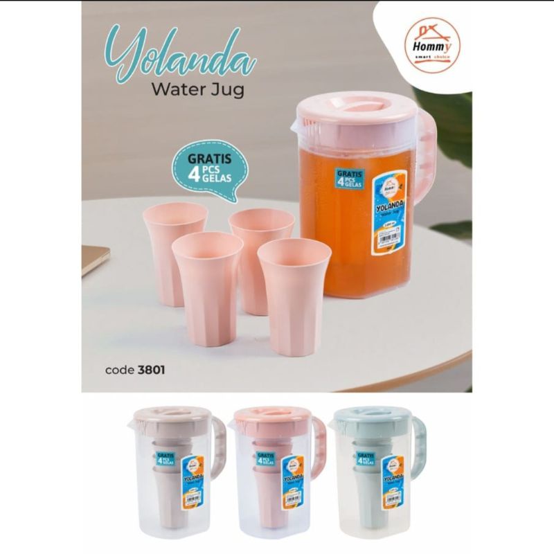 teko set yolanda free glass istana online