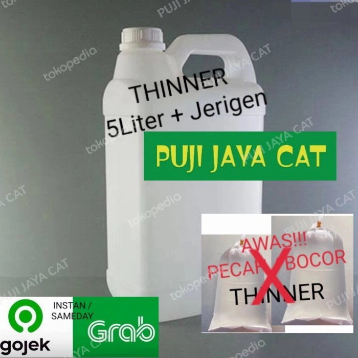 THINNER THINER TINER eceran ND 5 LITER + JERIGEN GRT E-Paint