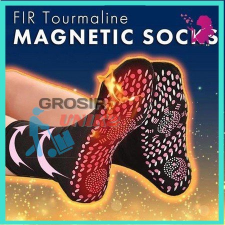 grosir unik Tourmaline Kaos Kaki Terapi Therapy Magnetic Socks Tourmaline-Sumbawa