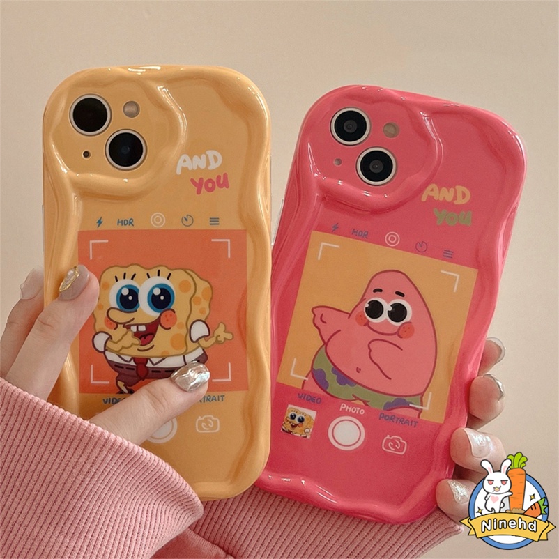 IPHONE Casing Soft Case 3D Fashion Variasi Tepi Melengkung Bergelombang Kompatibel Untuk Iphone14 13 12 11 Pro Max X Xr Xs Max8 7 6 6s Plus SE 2020 Airbag Glossy Phone Case Shockproof Soft Back Cover