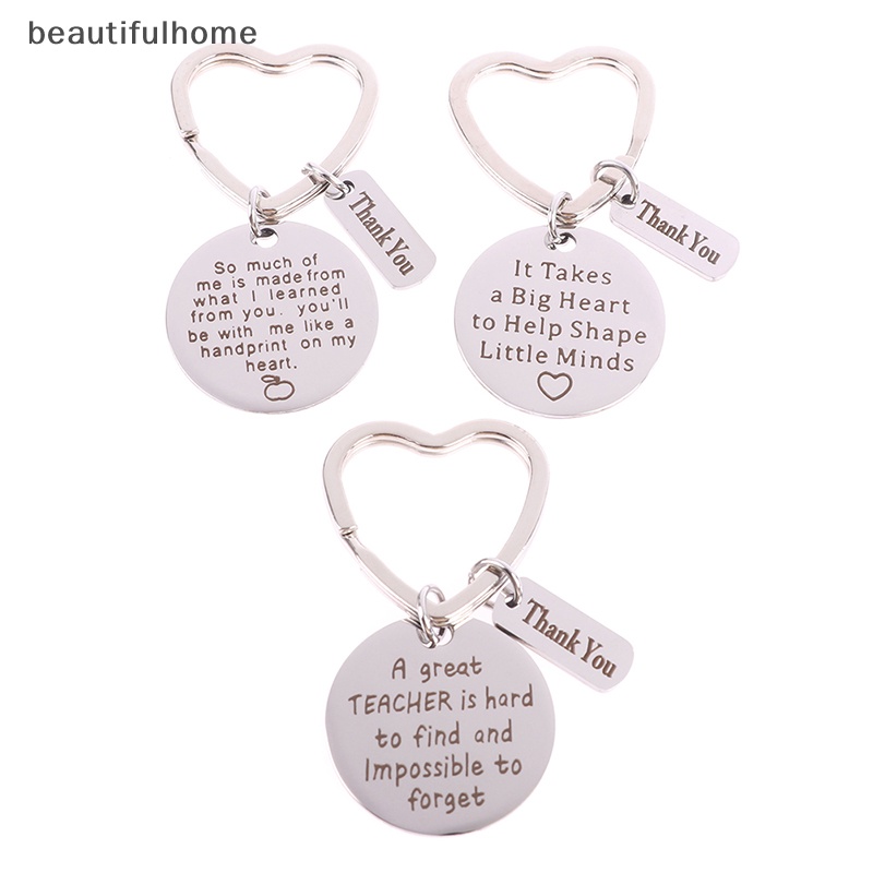 {Cantikhome} 2021hadiah Wisuda Hari Guru Gantungan Kunci Guru It Takes Big Heart Keyring.