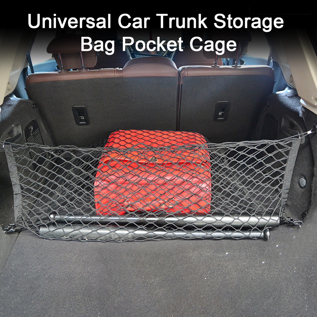 [SM]1 Set Tas Penyimpanan Bagasi Mobil Multi Fungsi Punggung Belakang Jaring Bagasi Kursi Kantong Penyimpanan Perlengkapan Kendaraan