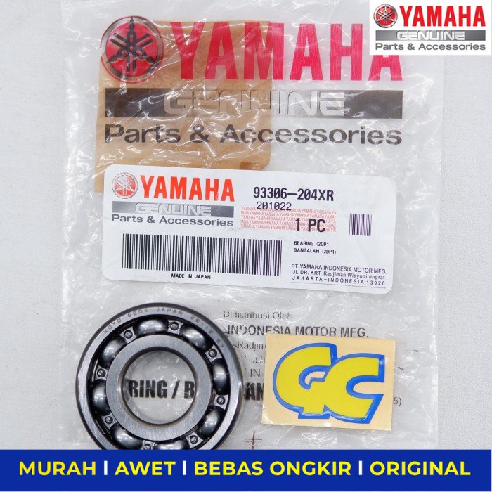 Laher  Bearing As Pully Belakang Yamaha NMax Original - Sparepart Sperpart Spare Part Motor Yamaha A