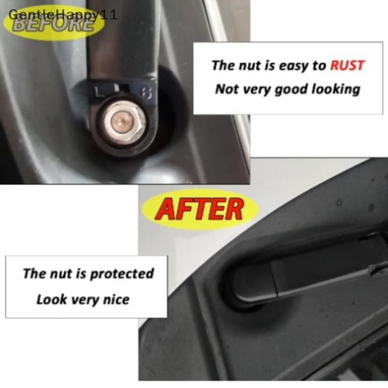 Gentlehappy 2PCS Wiper Arm Nut Cap Penutup Baut Kaca Depan Wiper Layar Angin Untuk Aksesoris Mobil E150 E160 id