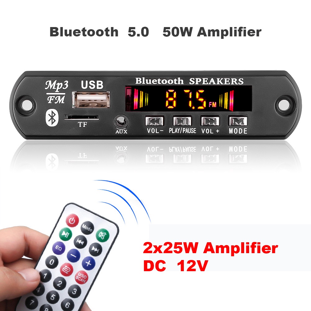 Modul mp3 bluetooth 5 volt kit Remote Usb Bluetooth 5volt