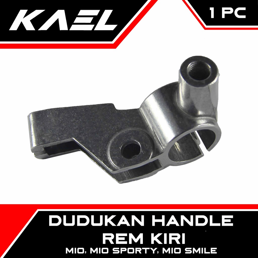 Dudukan Handle Rem Kiri Mio &amp; Mio Sporty &amp; Mio Smile Handel Hendel Hendle Spion Kiri Left Rumah Bracket Braket Brecket Breket Holder