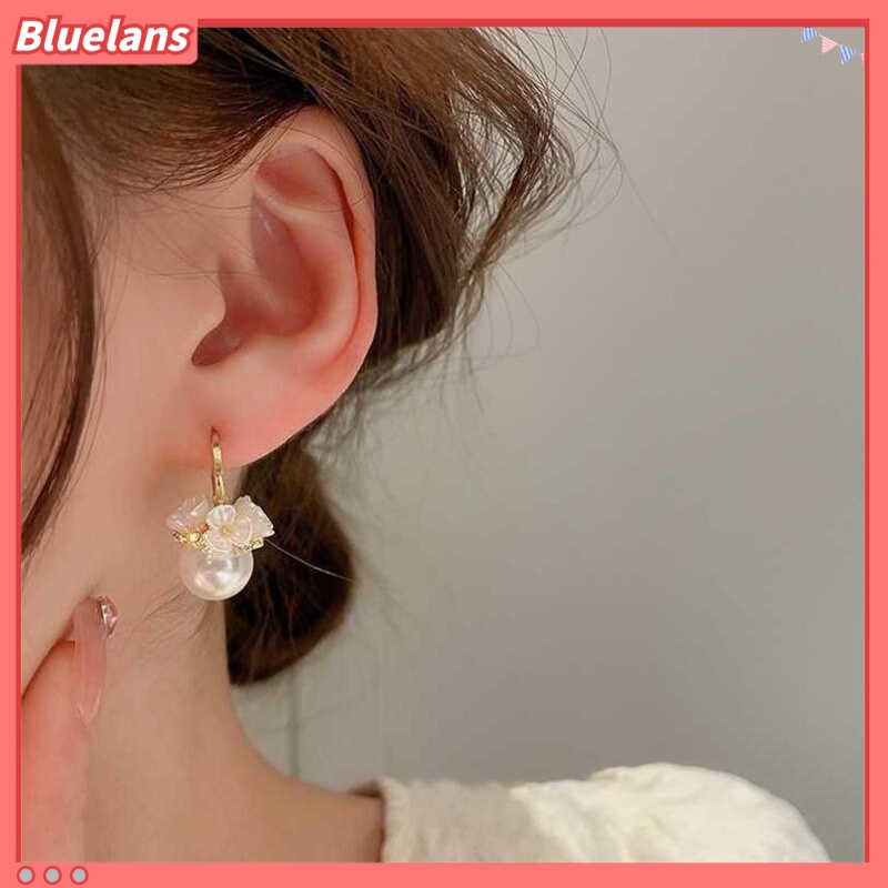 [BLS] Keranjang Bunga Kerang Indah Mutiara Dan Anting Berlian