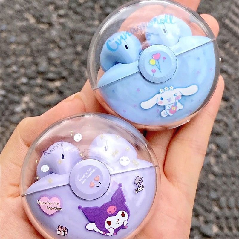 ori miniso Earphones Sanrio Tws Bluetooth Kuromi Cinamoroll ES001