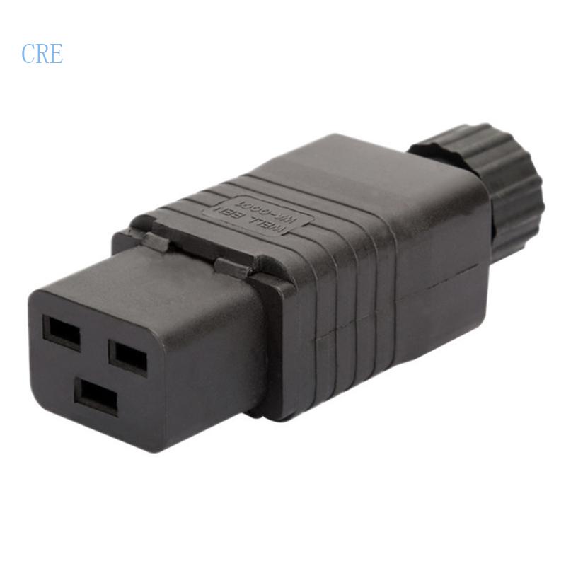 Cre IEC PDU UPS 16A 250VAC 320c 19colokan Conector IEC Conector IEC 320c19 C19 Plugue Female Conect Rewirable Socket Dur