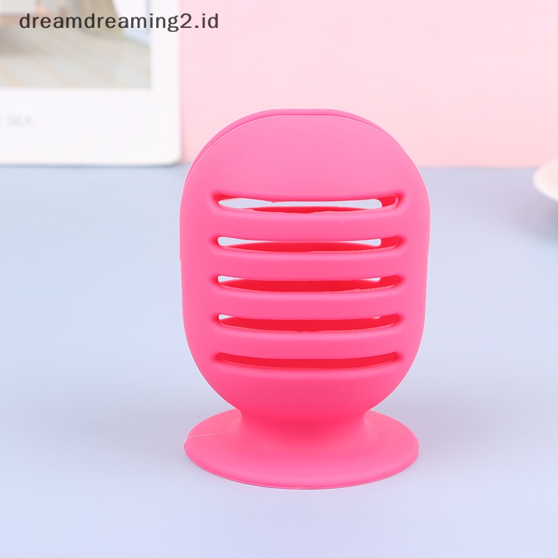 (drea) Blender Makeup Kecantikan Silikon Rak Penyimpanan Powder Puff Egg Sponge Drying Stand //