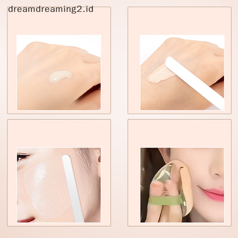 (drea) Spatula Toner Makeup Stainless Steel Mixing Stick Foundation Alat Pencampur Krim //