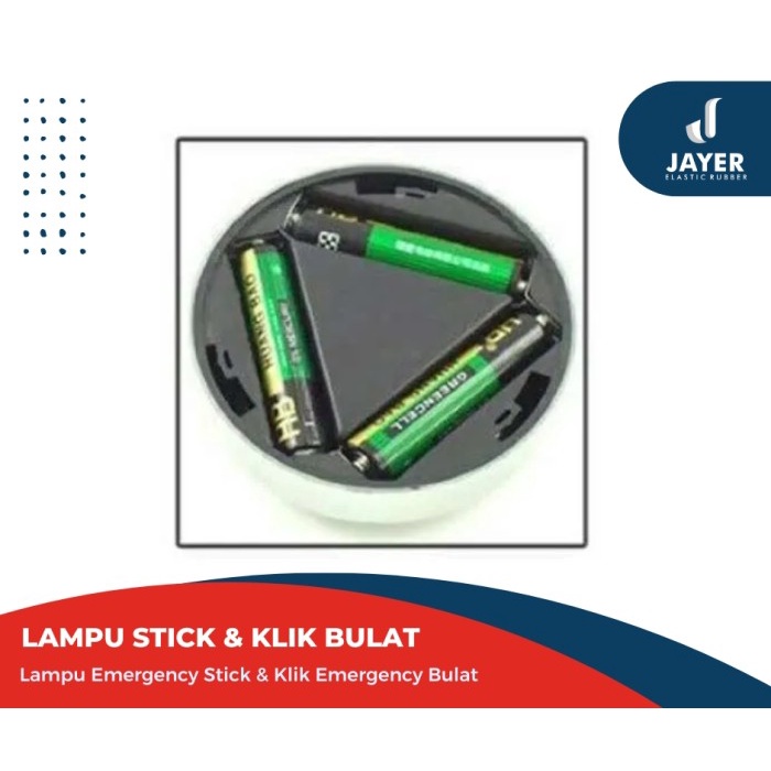 Lampu Led emergency Stick n Click / Lampu Led Tempel Baterai AAA