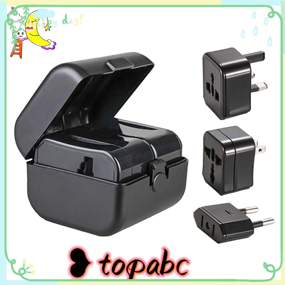 TOP Travel Adapter Global Power Socket EU US UK AU Colokan Charger