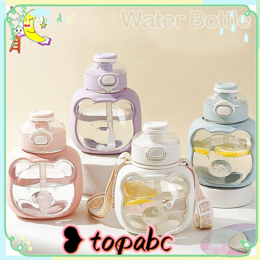 TOP Botol Air New Dengan Sedotan Kartun Big Belly Cup