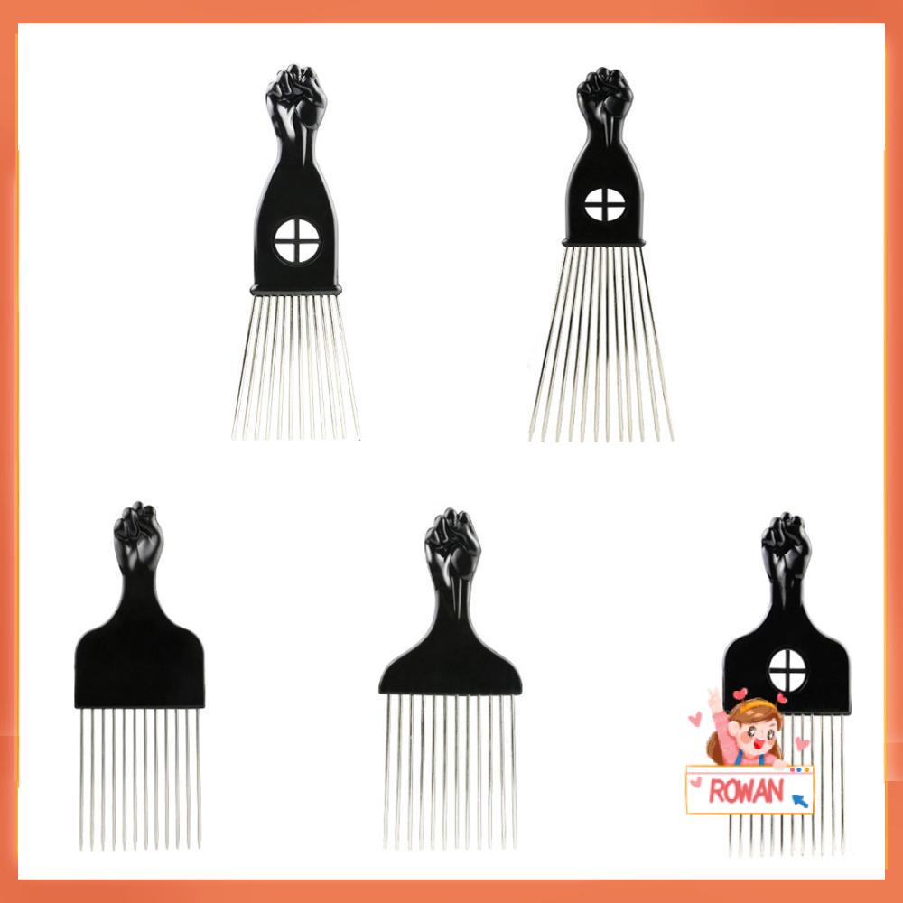 R-FLOWER Afro Pick Sisir Rambut Keriting Awet Wanita Dan Pria Afro Hair