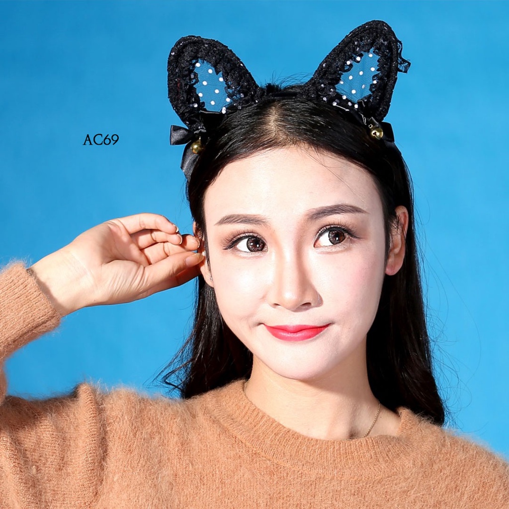 Bando Ear Rabbit Lace Aksesoris Cosplay AC69