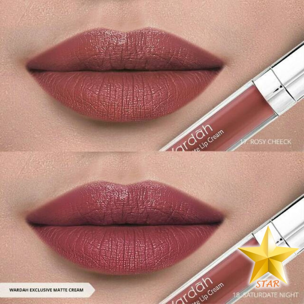 GKT- ORIGINAL Wardah Lip Cream Exclusive Matte Cair Lipcream