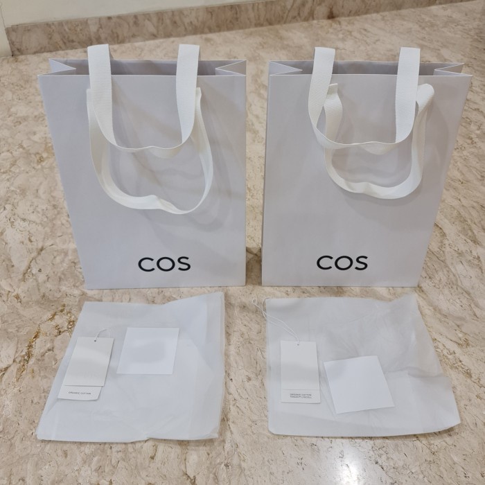 

[SC] 1Set PaperBag + Tag + Paper COS Authentic from Hamburg Germany