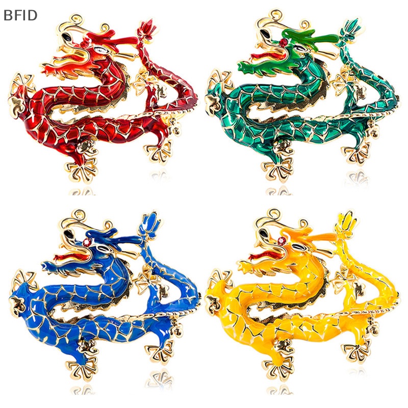 [BFID] Pin Bros Naga Enamel Fashion Untuk Pakaian Wanita Mantel Perhiasan Aksesoris Pesta [ID]