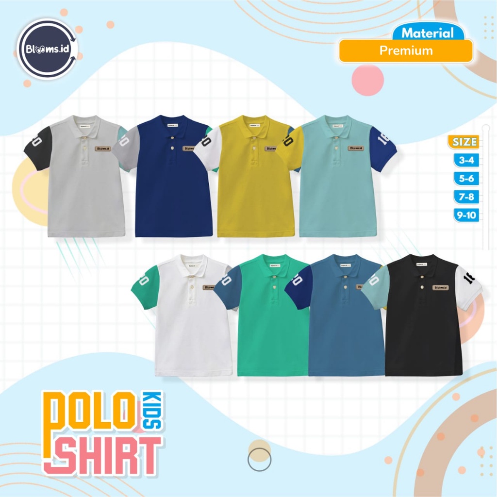 Baju Polo Anak Laki-laki / Kaos Polo Anak Laki-laki / Polo Shirt Anak Laki-laki BLPolo SW