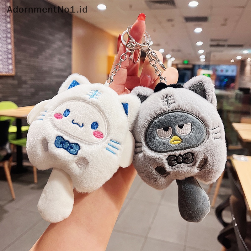 [AdornmentNo1] Hewan Sanrio Kulomi liontin Plush mainan Pacha anjing boneka tas ornamen gantungan kunci