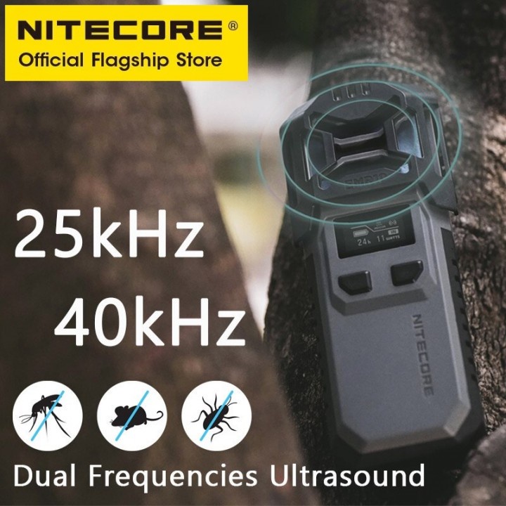 PNK23 NITECORE EMR10 Alat Pengusir Nyamuk Serangga Portable 18W 1000mAh