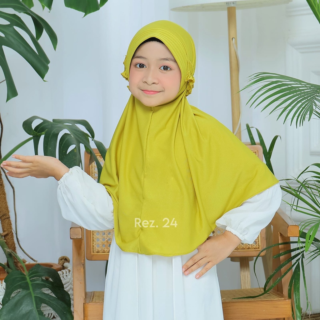 HIJAB INSTAN ANAK | JILBAB PED TALI KRIWIL | HIJAB KIDS JERSEY