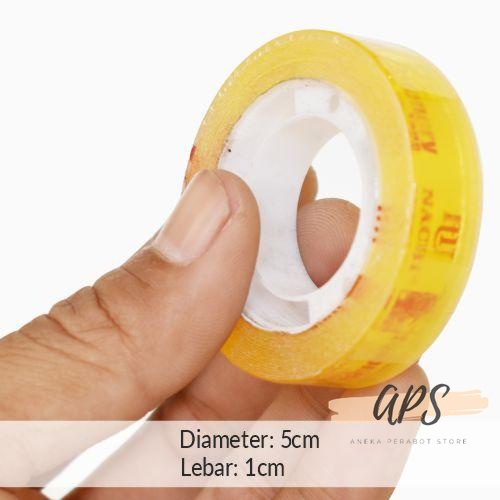 

APS -G204-Isolasi Kado 12mm Isolasi Bening Pita Perekat Selotip