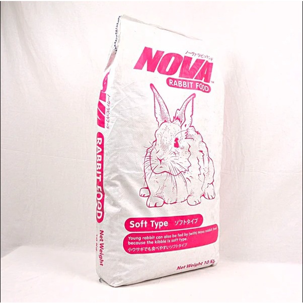 NOVA RABBIT 10KG RABBIT FOOD Makanan Kelinci 10 kg