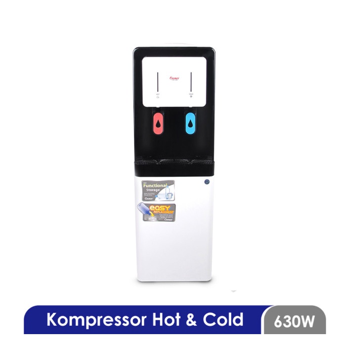 Dispenser Air Hot & Cold Cosmos CWD-5802, CWD-5803 - Hitam Putih