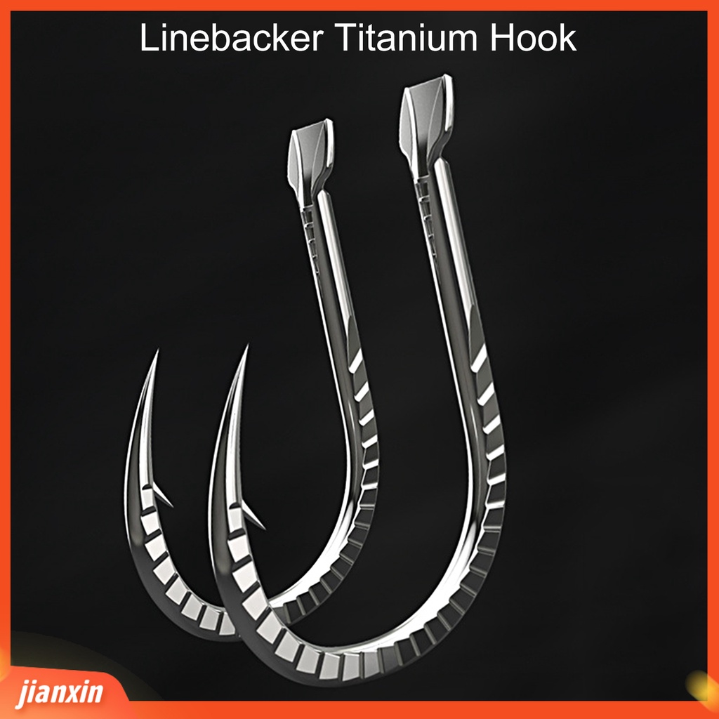 (In Stock) 30Pcs/Set 1-15 Kait Memancing Tajam Tahan Karat Anti-Korosi Titanium Alloy Heavy Duty Barbed Carp Fishing Fishhooks Angling Supplies