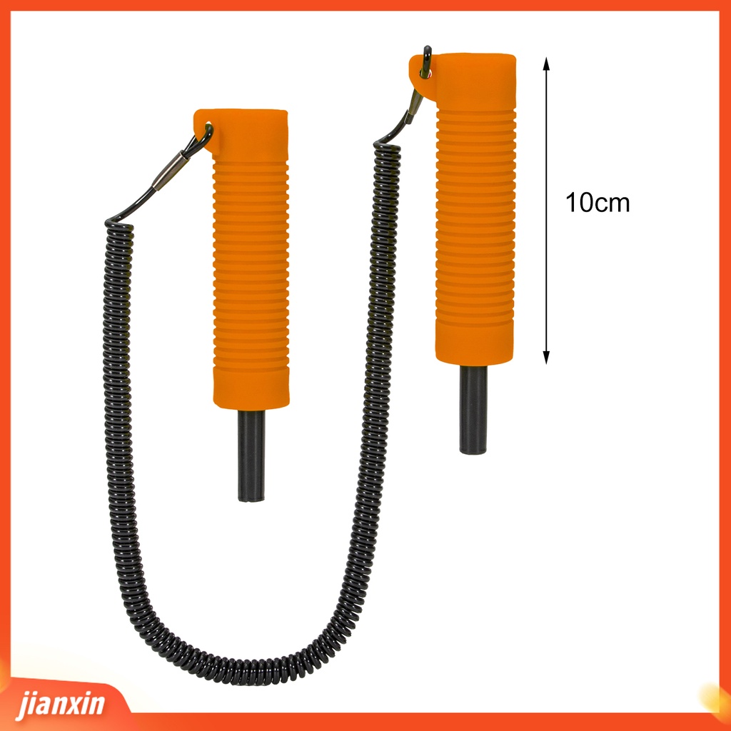 (In Stock) Retractable Ice Pick PVC Shell Non-slip Handle Ulir Portabel Stainless Steel Pemecah Es Universal Alat Safety Ice Pick Outdoor Es Alat Pancing Perlengkapan Memancing