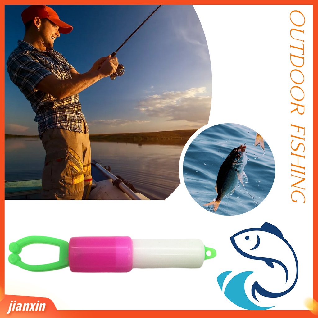 (In Stock) Lampu Stick Sinker Waterproof Compact Size Ultralight Tepi Halus Daya Tahan Tinggi Malam Memancing Glow Stick Wadah Pelampung Memancing Aksesoris