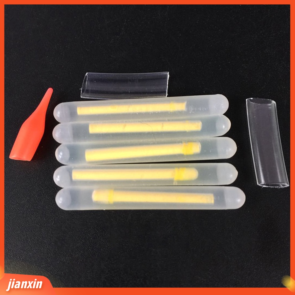 (In Stock) 50Pcs Light Stick Fluorescent Mini Plastik Kokoh Pancing Glow Stik Untuk Outdoor