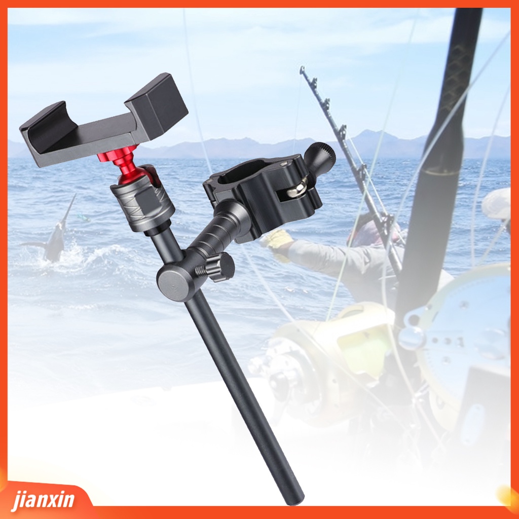 (In Stock) Universal Retractable Night Fishing Light Stand Lamp Holder Braket Ponsel