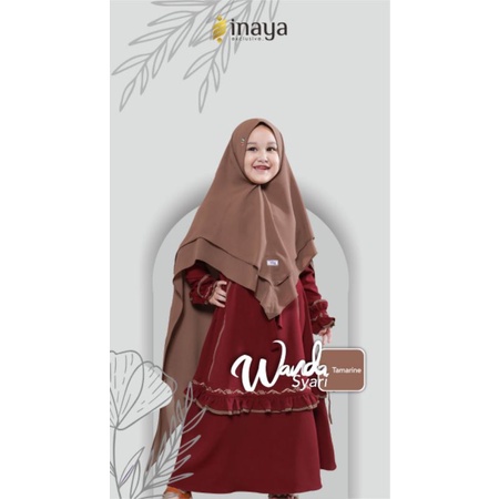 Gamis anak Wanda syar'i by Inaya kids