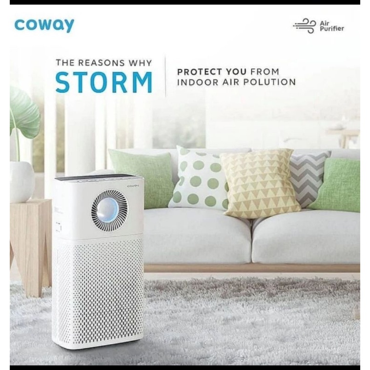 COWAY AIR PURIFIER STORM (AP-1516D) CICILAN 36/60 BULAN,GARANSI 3 TAHUN/5 TAHUN [CBS]