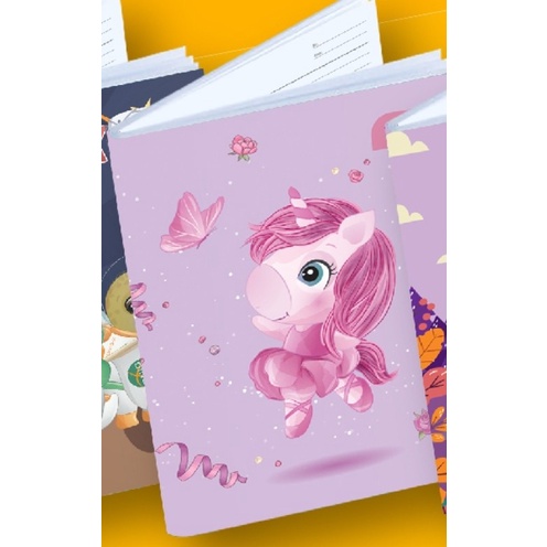 

Buku Tulis Estudee Isi 58 Lembar / Ukuran Kwarto / 10 Pcs - Unicorn