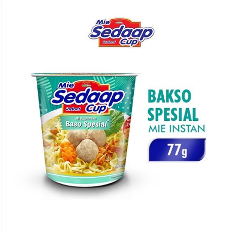 

MIE SEDAAP CUP BAKSO SPECIAL 77 GR